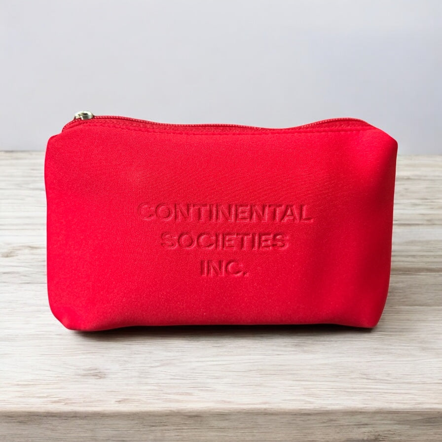 CSI Red Zippered Bag