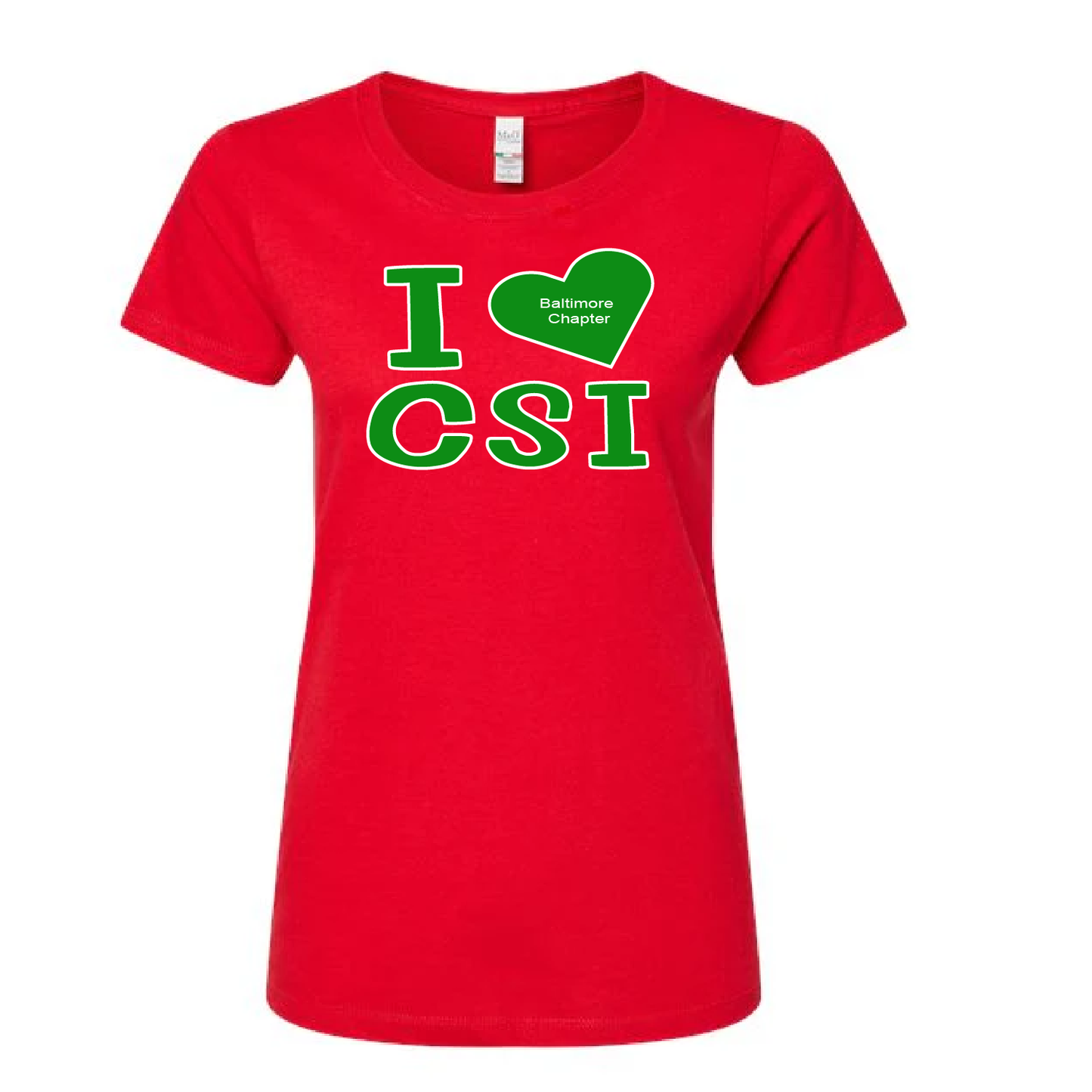 CSI I Heart CSI - Baltimore Chapter Shirt